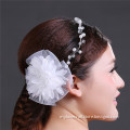 MYLOVE 2015 Wholesale Bridal Flower Hair Accessories pearl and fabric accessory MLF082